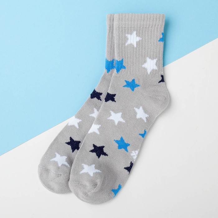 Носки детские KAFTAN «Звёзды», размер 16-18, цвет серый