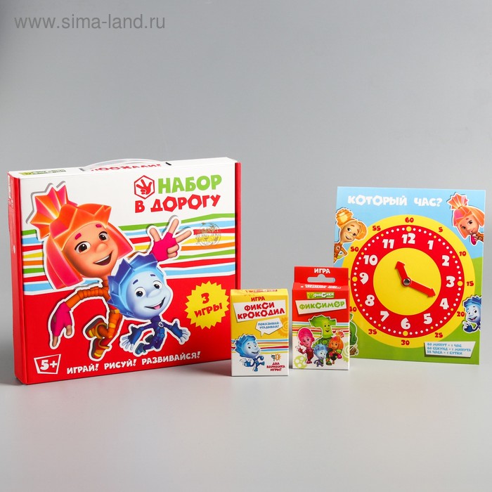 Настольная игра «Фикси-крокодил», Фиксики