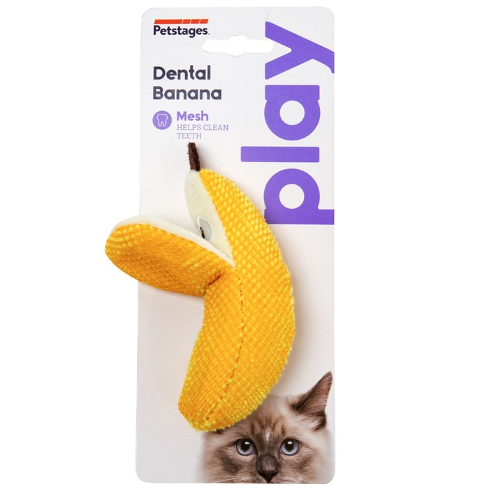 фото Игрушка petstages dental "банан" для кошек