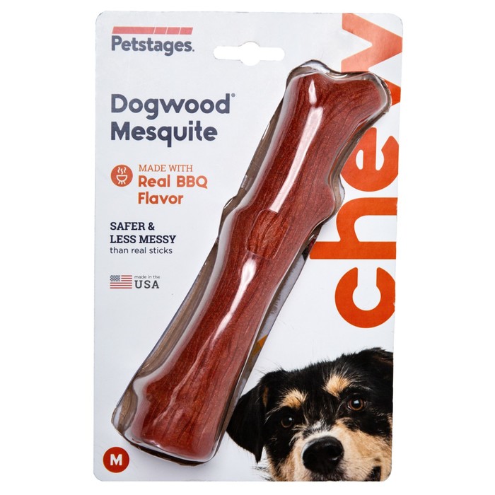 фото Игрушка petstages mesquite dogwood для собак,маленькая, с ароматом барбекю 16 см