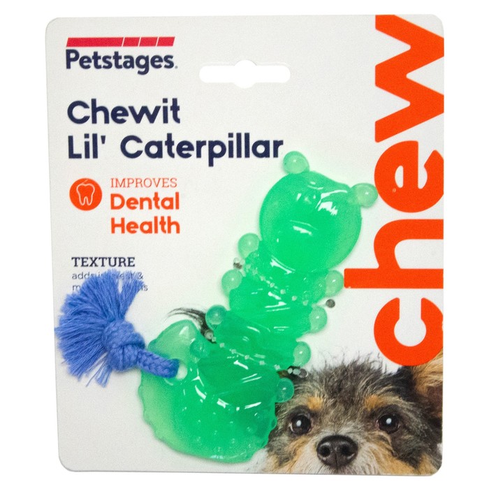 фото Игрушка petstages mini орка "гусеница" для собак, 12 см