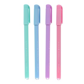 

Набор ручек шариковых 5 штук SlimWrite Zefir, узел 0.5, синие чернила, матовый корпус Silk Touch