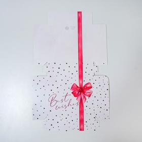 Коробочка для кондитерских изделий Best Wishes 17 × 20 × 6 см от Сима-ленд