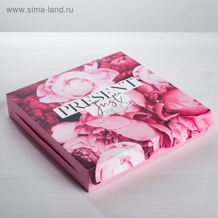 

Упаковка для кондитерских изделий Present, 25 × 25 × 4.5 см