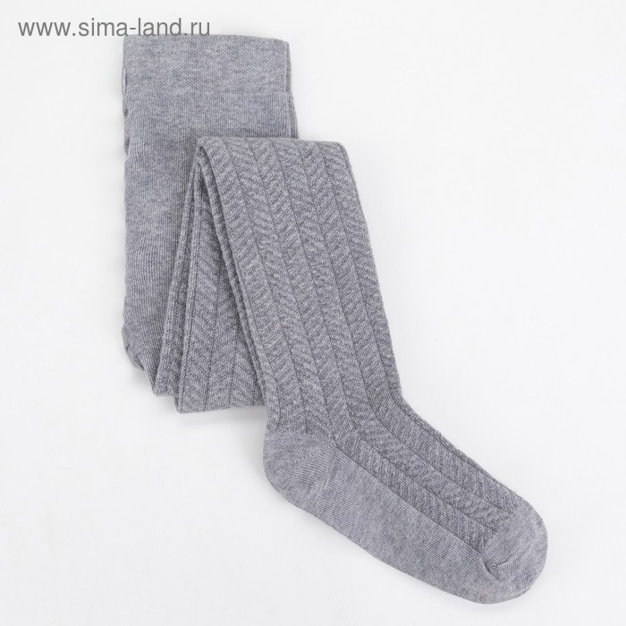 

Колготки детские, цвет серый меланж (grigio melange), рост 140-146 см