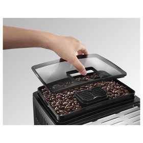 

Кофемашина DeLonghi ECAM 21 117 SB, автоматическая, 1450 Вт, 1.8 л, 250 г, серебристо-чёрная