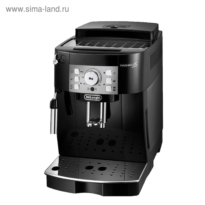 Кофемашина DeLonghi ECAM 22 114 B, автоматическая, 1450 Вт, 1.8 л, 250 г, чёрная