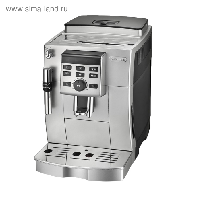 Кофемашина DeLonghi ECAM 23 120 SB, автоматическая, 1450 Вт, 1.8 л, 250 г, серебристая