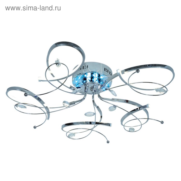 

Люстра Ambrella light Stalk LC561, 70Вт LED, 4900лм, 4200К, цвет хром, с ПДУ