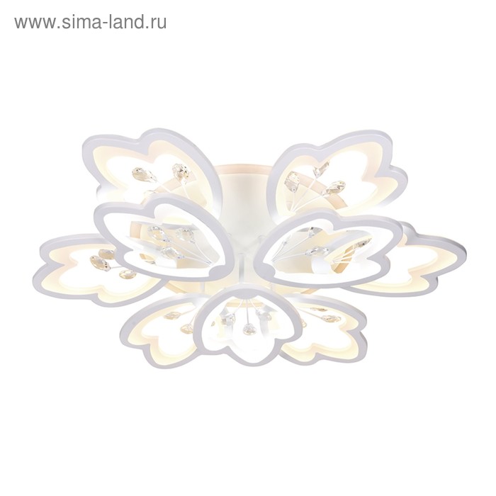 Люстра Ambrella light Original FA511, 252Вт LED, 13300лм, 3000, 6400К, цвет белый, с ПДУ люстра ambrella light ice 240вт led 3000 6400к белый с пду