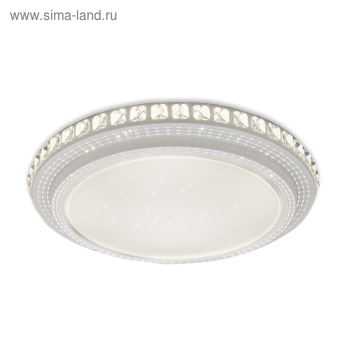 

Светильник Ambrella light Crystal F91, 72Вт LED, 3780лм, 3000-6400К, цвет белый, с ПДУ