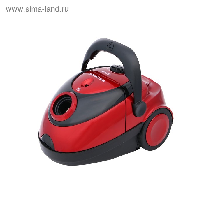 

Пылесос WILLMARK VC-1842DB, 1800/350 Вт, чёрно-красный