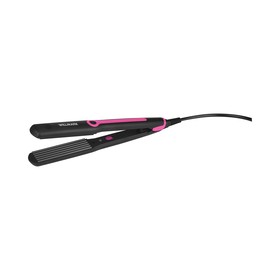 

Щипцы-гофре WILLMARK WHS-140W, 40 Вт, керамическое покрытие, 90х28мм, 230˚С, чёрные