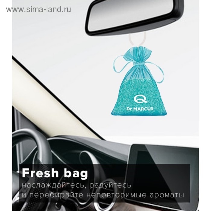 фото Ароматизатор dr.marcus fresh bag "океанский бриз", подвесной, на зеркало, 20 г