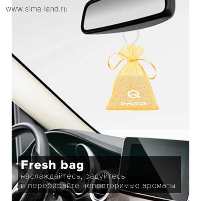 фото Ароматизатор dr.marcus fresh bag "ваниль", мешочек, на зеркало, 20 г