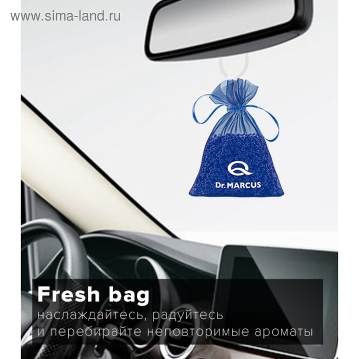 фото Ароматизатор dr.marcus fresh bag "новая машина", мешочек, на зеркало, 20 г