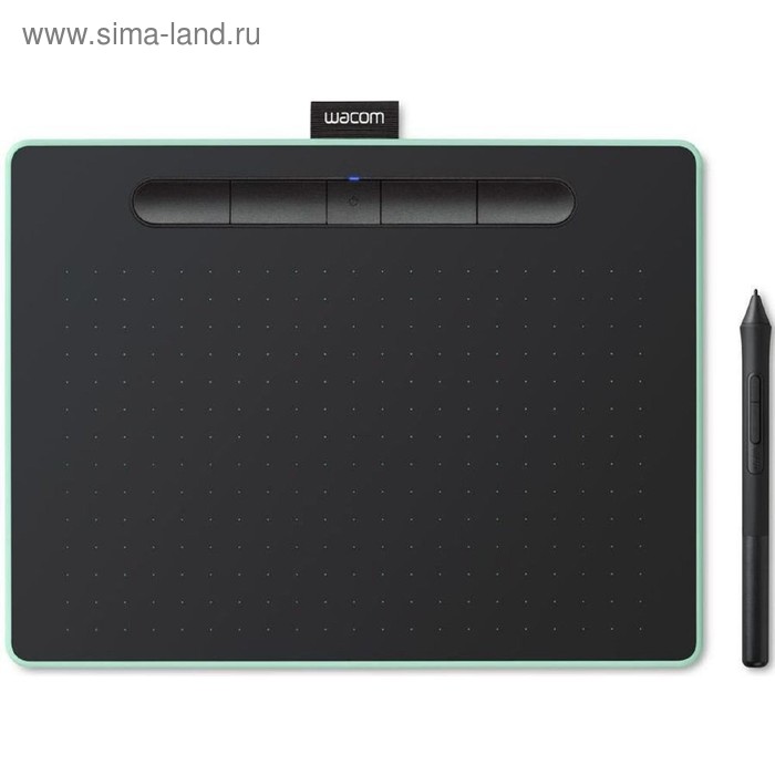 

Графический планшет Wacom Intuos M CTL-6100WLE-N, Bluetooth, USB, фисташковый