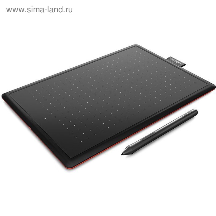 

Графический планшет Wacom One CTL-672, USB, черно-красный