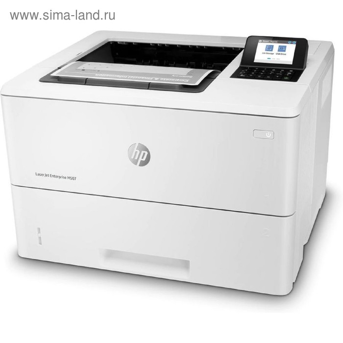 Принтер, лаз ч/б HP LaserJet Enterprise M507dn (1PV87A), A4 принтер лаз ч б kyocera ecosys p2040dn 1102rx3nl0 a4