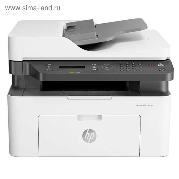 МФУ, лаз ч/б HP Laser 137fnw (4ZB84A), WiFi мфу лаз ч б xerox workcentre b305v