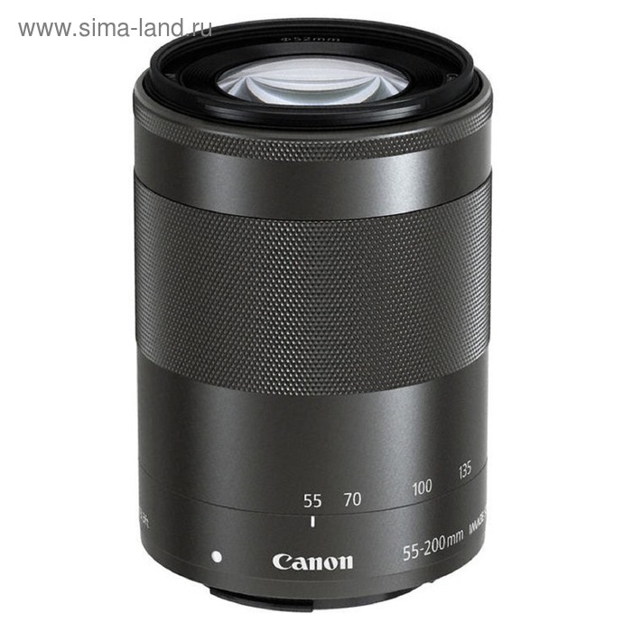 

Объектив Canon EF-M IS STM (9517B005), 55-200мм f/4.5-6.3, черный