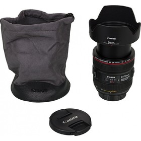 

Объектив Canon EF IS USM (6313B005), 24-70мм f/4L, черный