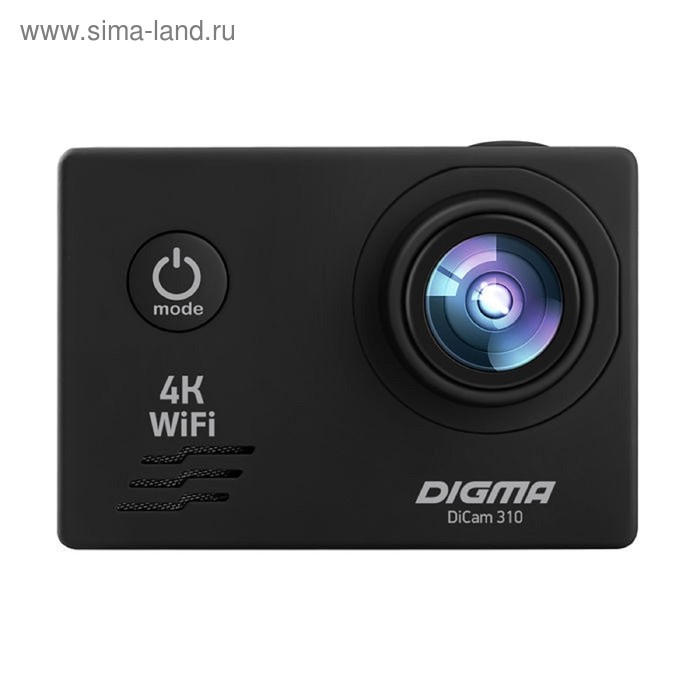 Экшн-камера Digma DiCam 310, черный