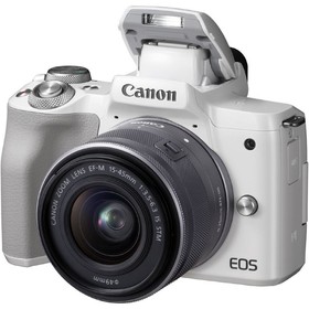 

Фотоаппарат Canon EOS M50, 24.1мп, 4K, 3", WiFi, белый (с объективом)