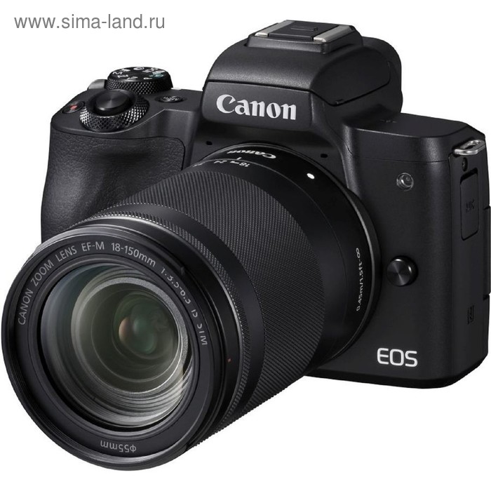 фото Фотоаппарат canon eos m50, 24.1мп, 4k, 3", wifi, черный (с объективом)