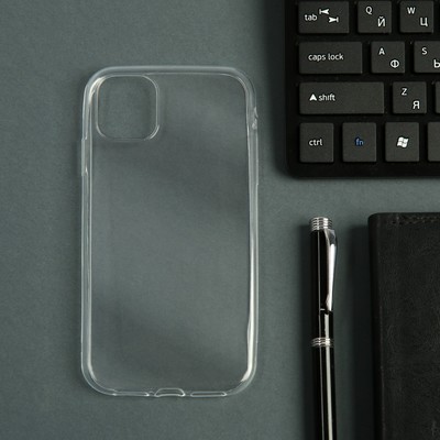 Чехол LuazON на iPhone 11, силиконовый, тонкий, прозрачный - Фото 1