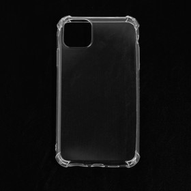 Чехол LuazON для iPhone 11 Pro Max, силиконовый, противоударный, прозрачный Ош