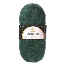 

Пряжа "Астория" 65% хлопок, 35% шерсть 180м/50гр (110 зеленый)
