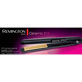 Выпрямитель Remington S 1450 Ceramic 215, 30 Вт, керамическое покрытие, 25х110 мм, чёрный от Сима-ленд