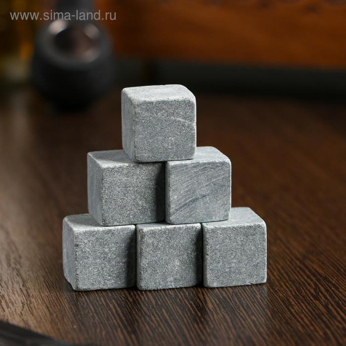 

Камни для виски "COLD & OLD", в шкатулке, натуральный стеатит, 6 шт