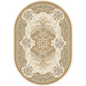

Ковёр овальный Roxy D704, размер 200 х 290 см, цвет cream