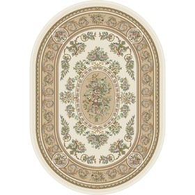 

Ковёр овальный Roxy D707, размер 160 х 220 см, цвет cream