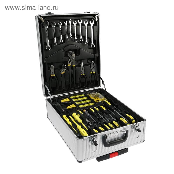 фото Набор инструментов wmc tools wmc186, 186 предметов, 4-30 мм, 1/4", 1/2", чемодан металлическ