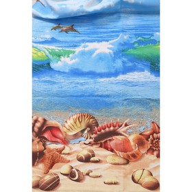 

Вафельное полотенце Прибой 57481 80х150 см, хлопок 100%, 160г/м2