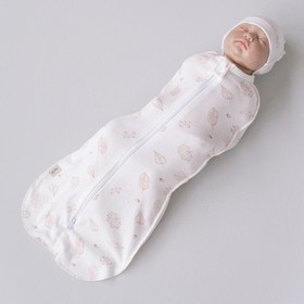 

Пеленка-кокон «Ёжики. Листья», с шапочкой