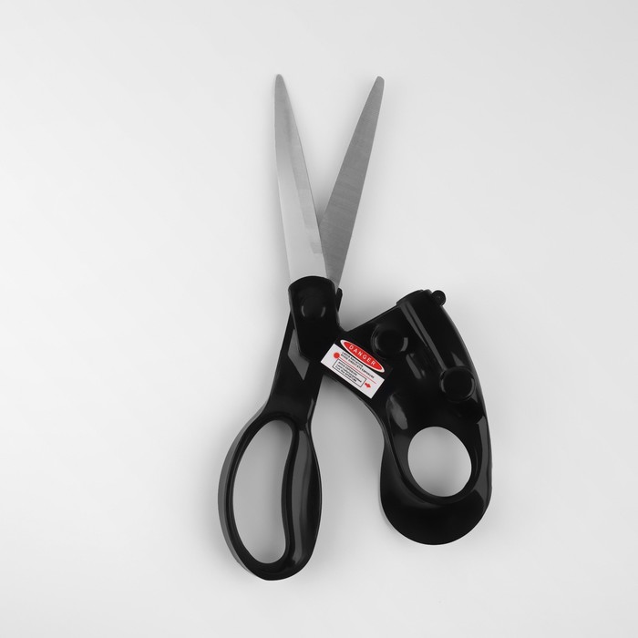 Ножницы закройные, с лазерной указкой, 8", 21 см, цвет чёрный