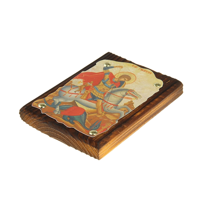 Икона "Святой Георгий Победоносец" на подвесе