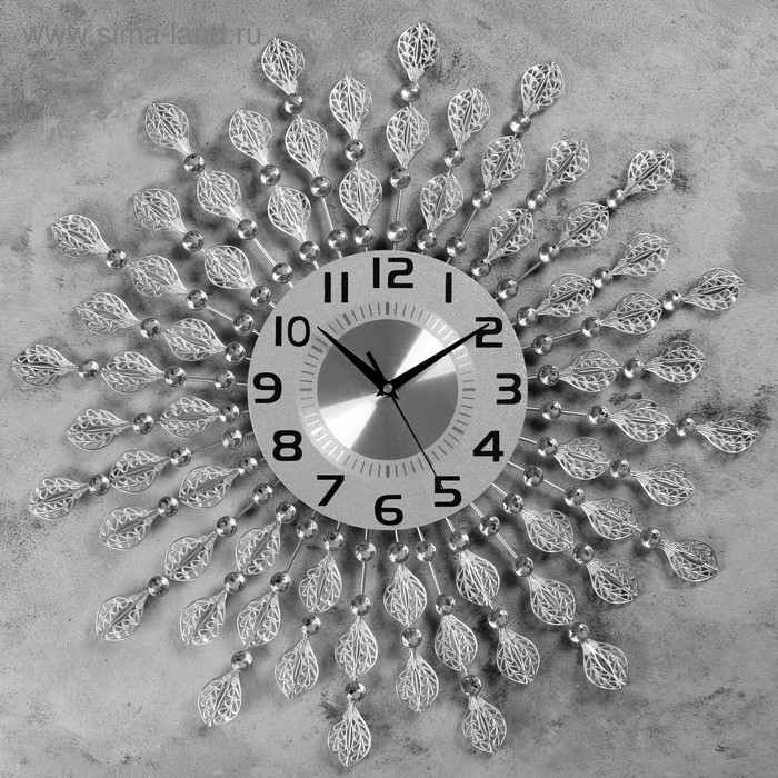 Часы настенные, серия: Ажур, Ожеше, плавный ход, d-60 см, циферблат 22 см часы настенные серия ажур цветы сакуры плавный ход d 38 см циферблат 13 см