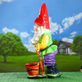 

Садовая фигура "Дед у забора" 80х35см