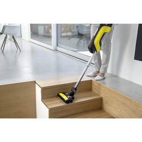 

Пылесос Karcher VC 5 Cordless, вертикальный, беспроводной, 35 Вт, чёрно-жёлтый