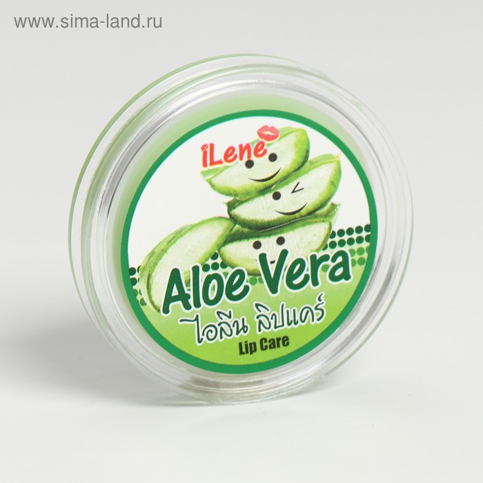 Бальзам увлажняющий iLene lip care Aloe Vera для губ с алоэ вера, 10 г