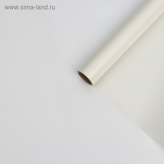 

Бумага тишью водоотталкивающая с ламинацией, цвет кремовый, 58 см х 5 м 75 микрон