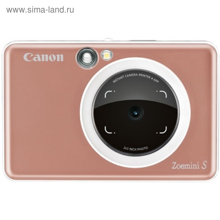 фото Фотоаппарат canon zoemini s, 8мп, microsdxc, розовый