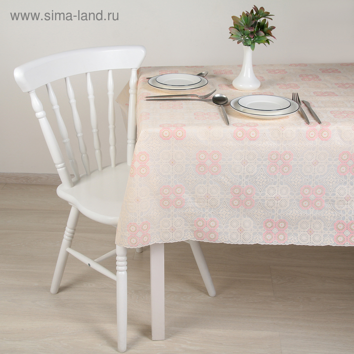 

Клеёнка ажурная Lace «Секрет», ширина 137 см, рулон 20 метров, цвет розовый