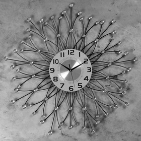 Часы настенные, серия: Ажур, "Фогтланд", плавный ход, d=22 см, 70 х 70 см