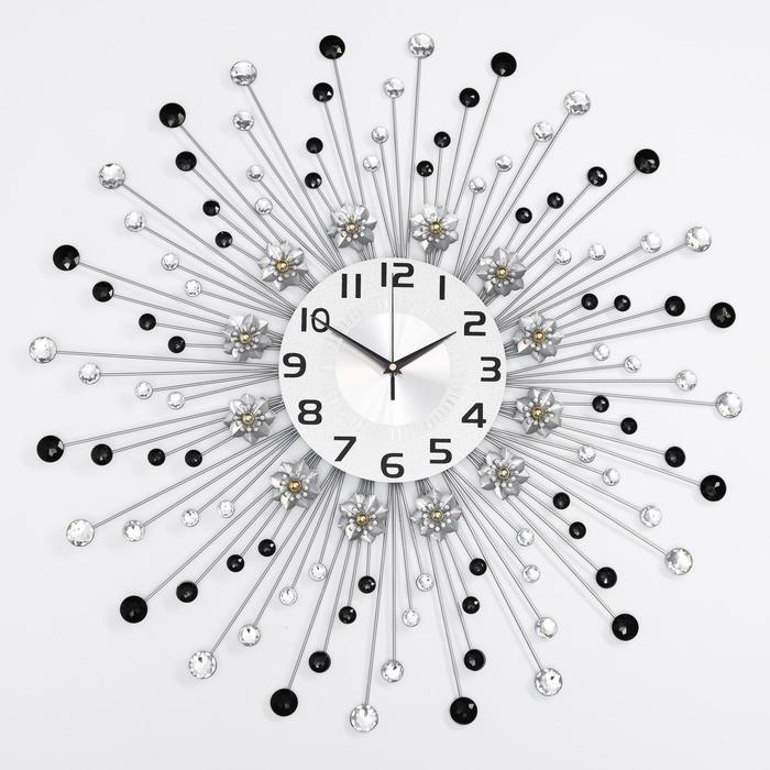 Часы настенные, серия: Ажур, Атезино, плавный ход, d-69 см, циферблат 22 см часы настенные серия ажур атезино плавный ход d 69 см циферблат 22 см